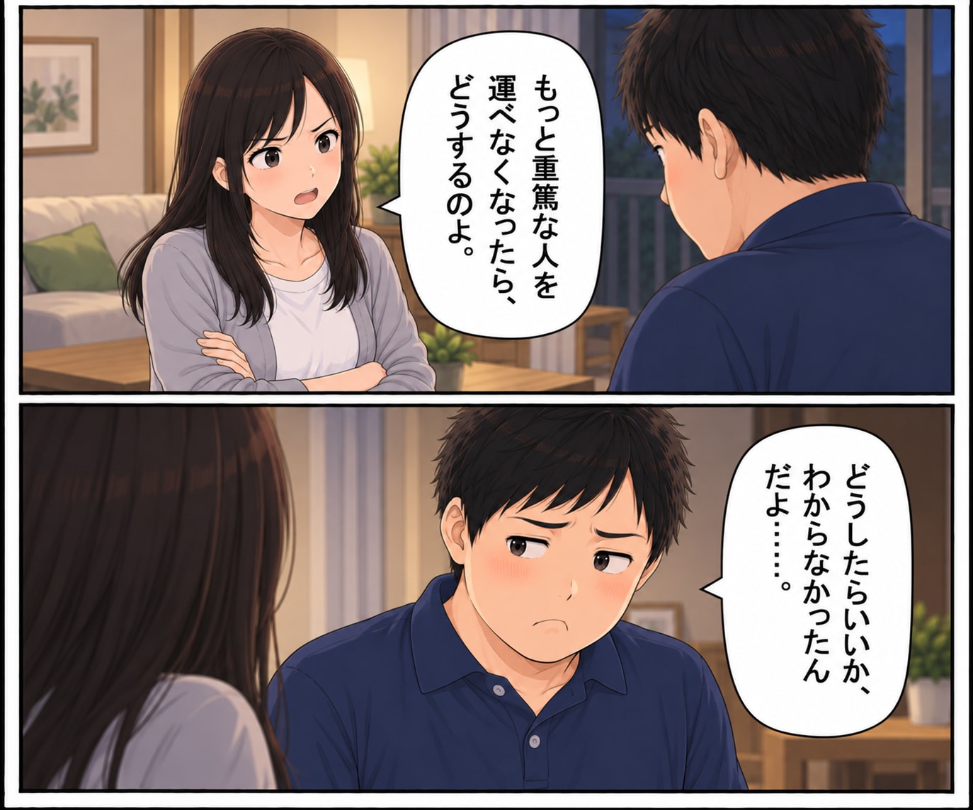【漫画】いざというときに「頼りになる夫」はいる？妻が突然の体調不良、夫は慌てる“だけ”だった…【後編】