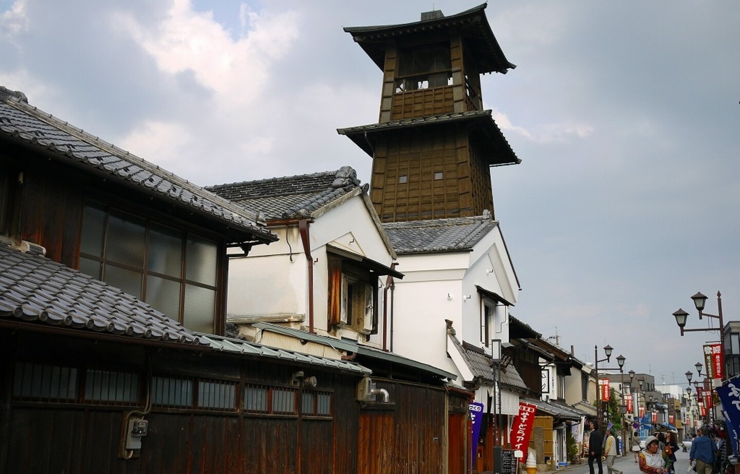 "Little Edo (小江戸)"로 가는 산책 코스