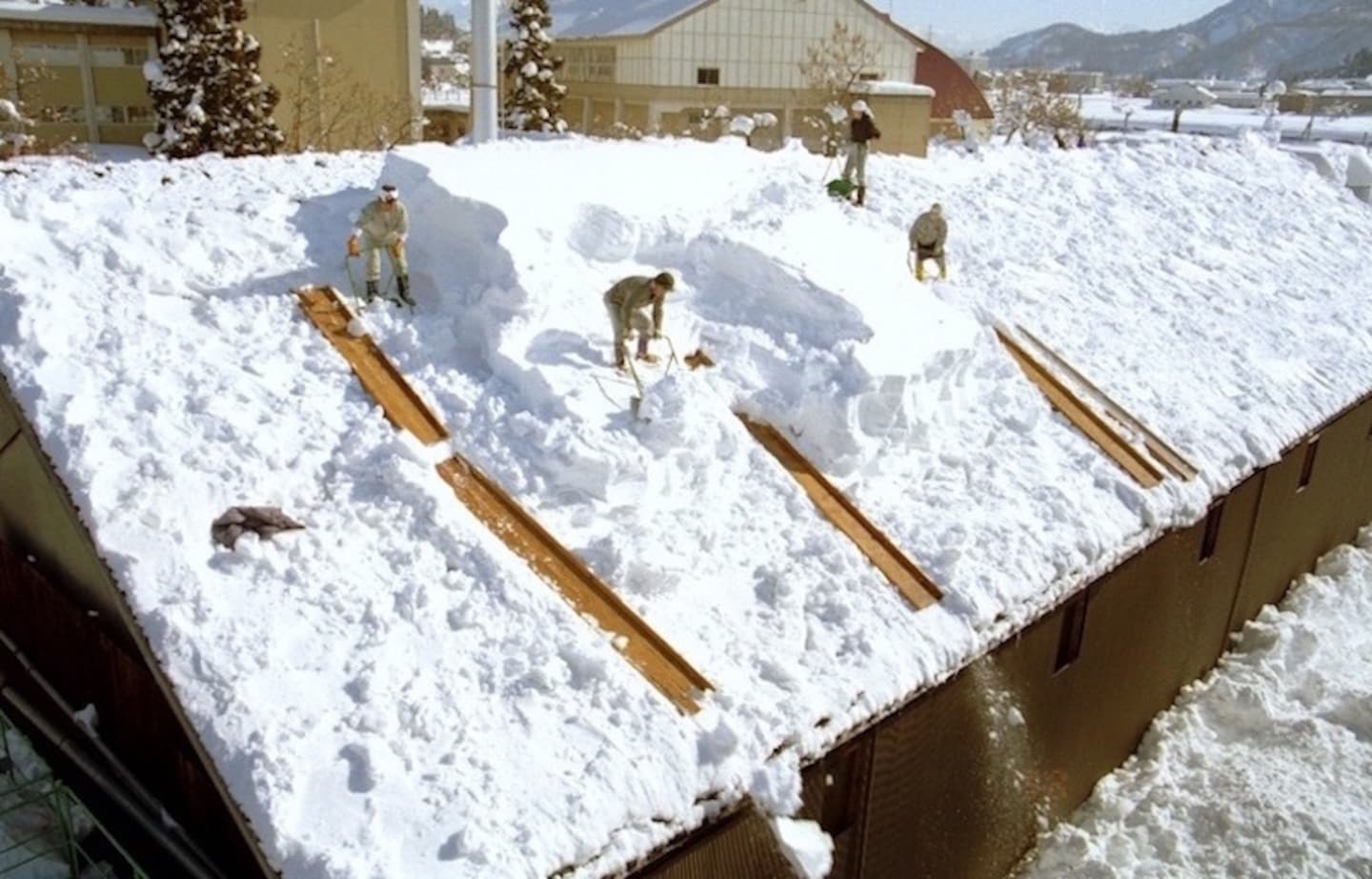 Sake Blessed with Deep Snow