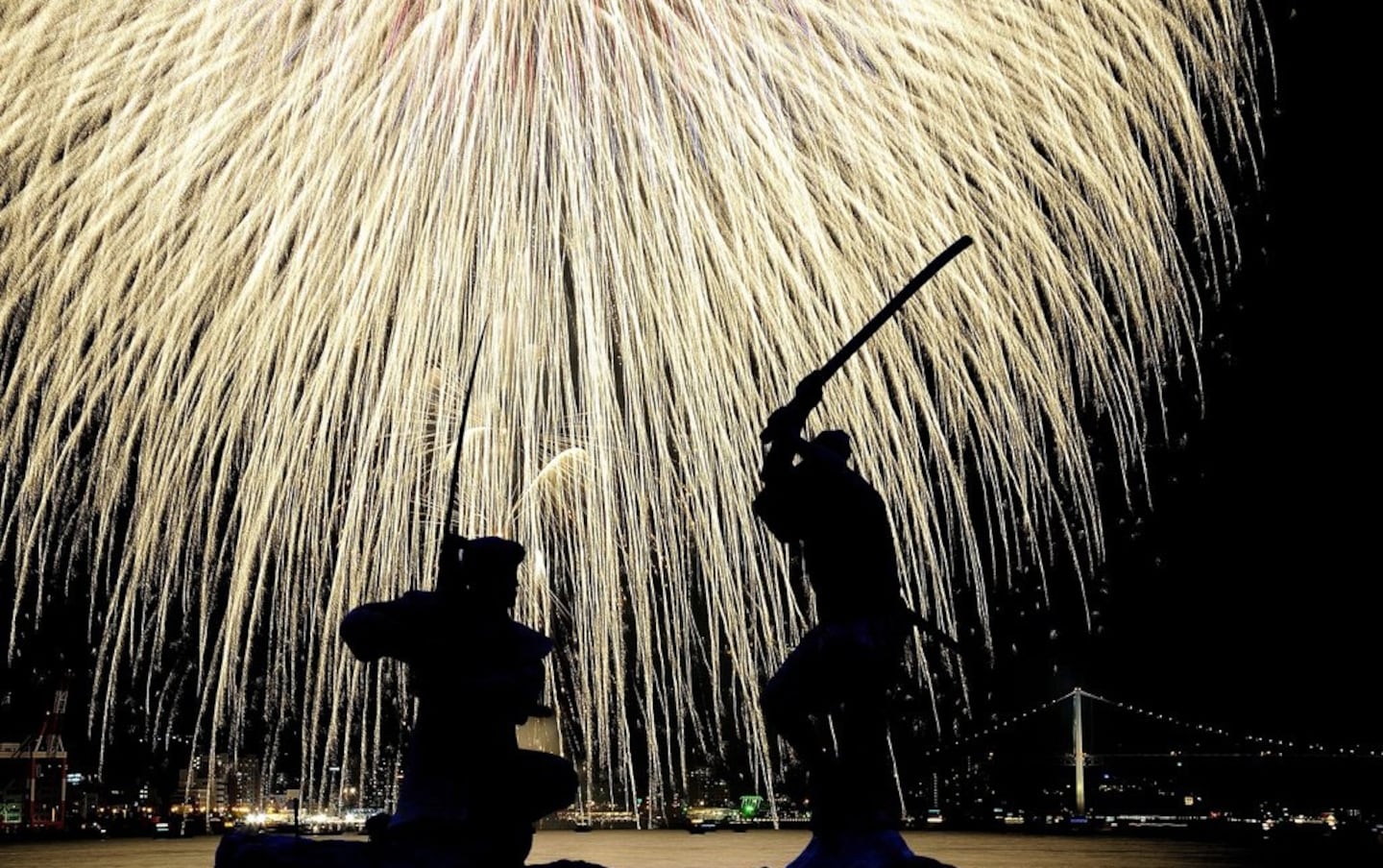 See Fireworks from Ganryu Island