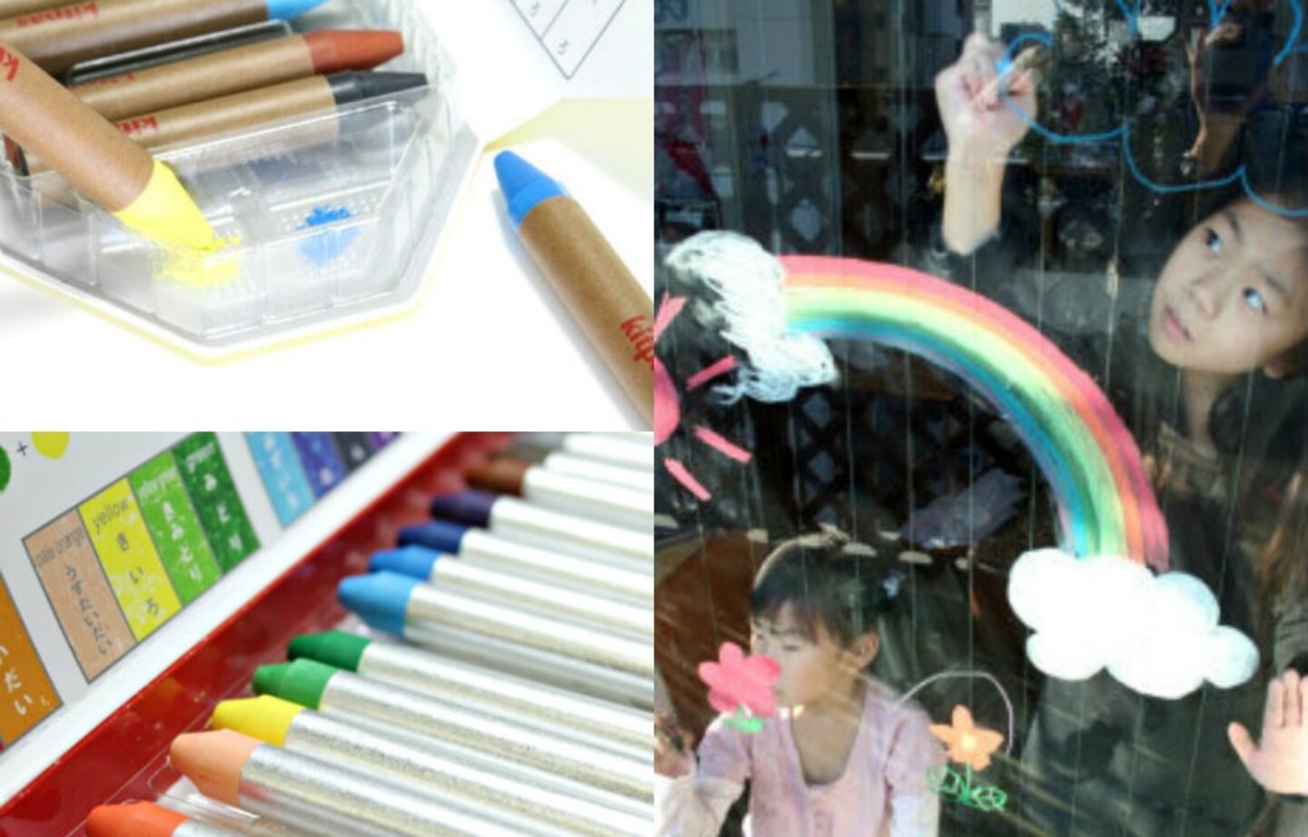 Dustless Chalk & Erasable Window Crayons