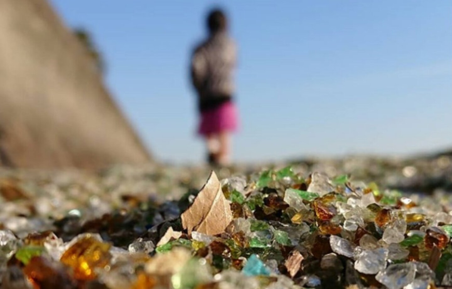 This Idyllic Beach Has a Shiny Secret