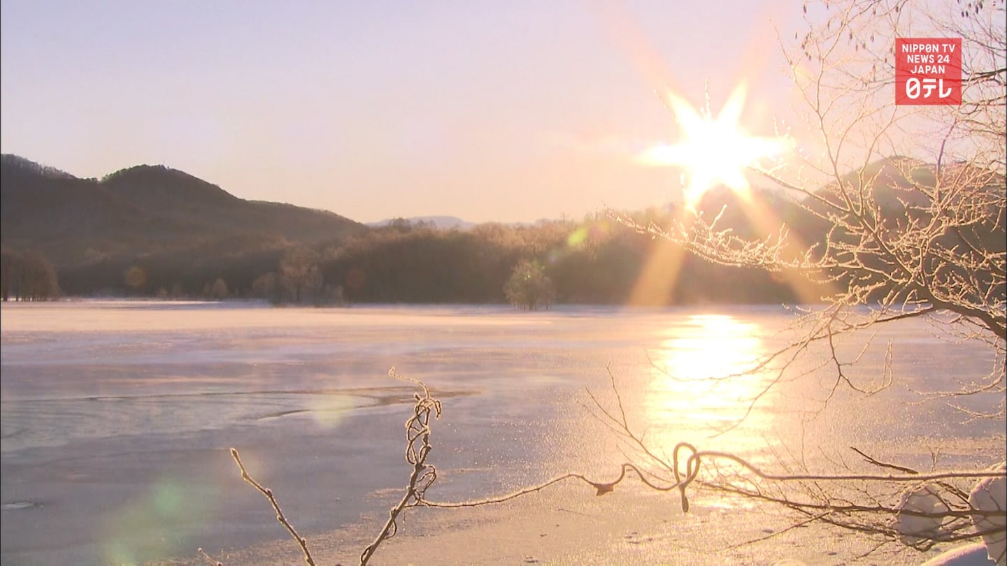 Diamond Dust Glitters in Fukushima