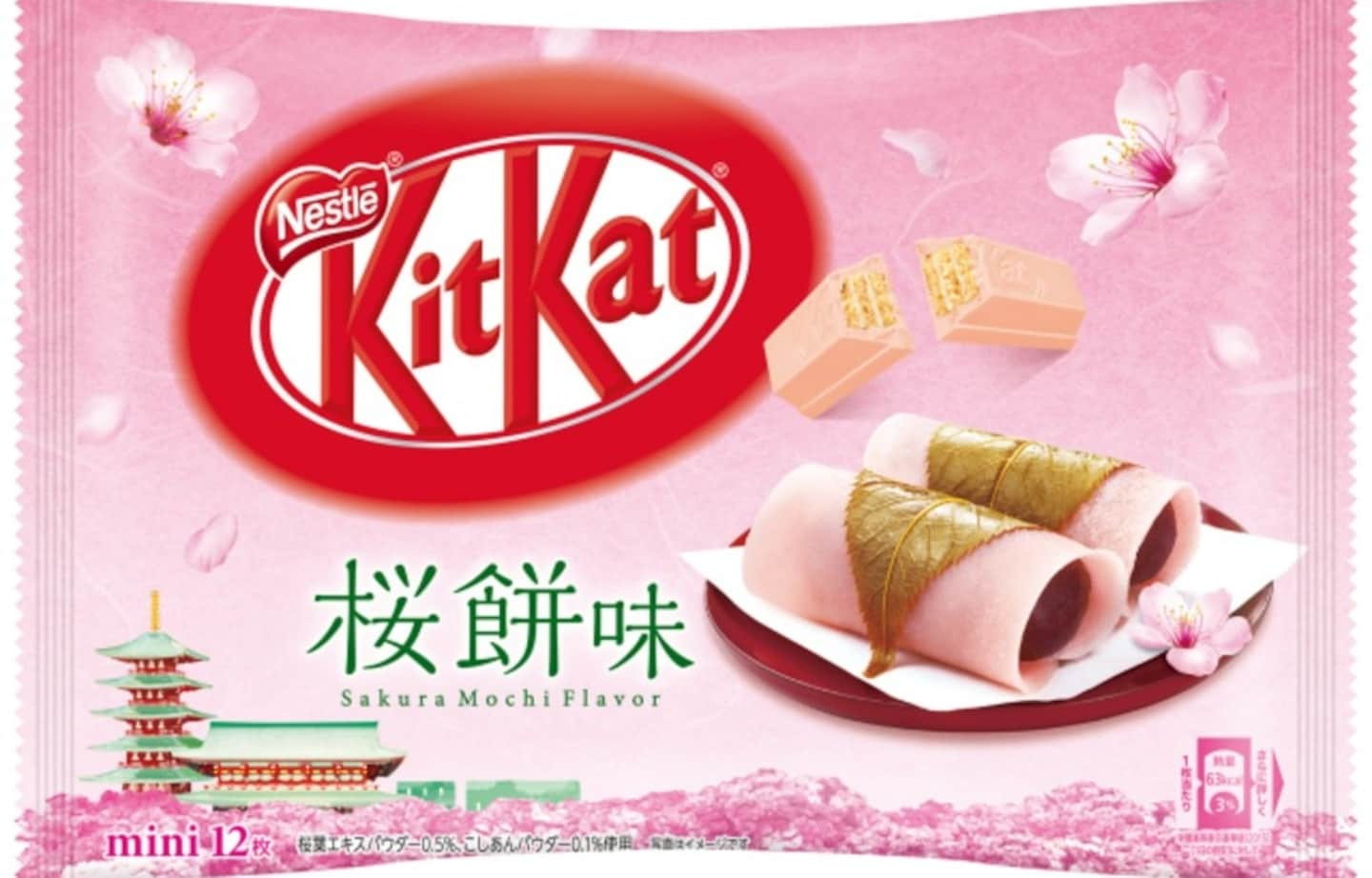 New Japanese Kit Kats Starring Sakura Mochi