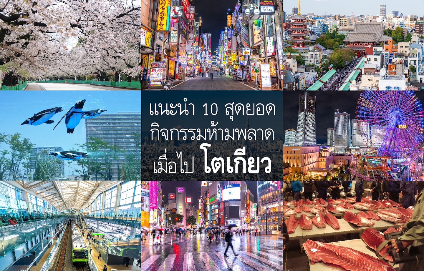 แนะนำ 10 สุดยอดกิจกรรมห้ามพลาดเมื่อไปโตเกียว