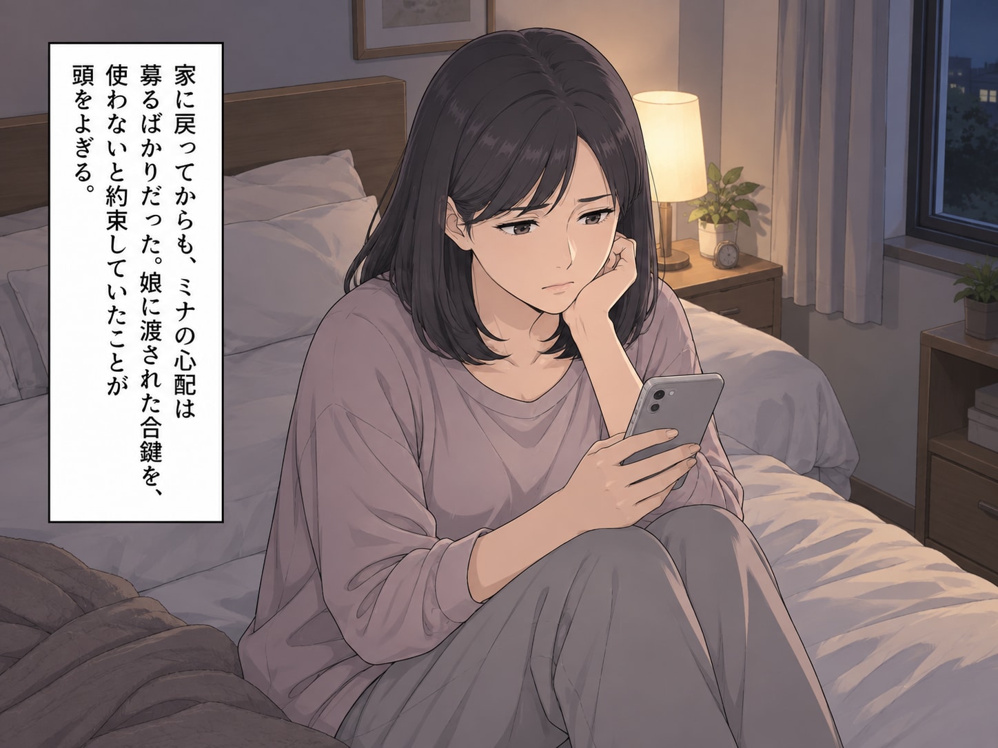 【漫画】「うわ……」合鍵で19歳娘のアパートにこっそり入った母。目撃した「衝撃の姿」とは【前編】
