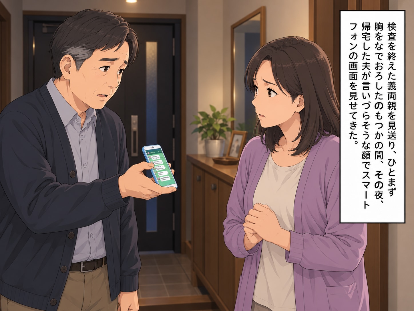 義母からの奇妙な「毎日LINE」に呆れたウラが？嫁の“能力”を試していたと判明し……