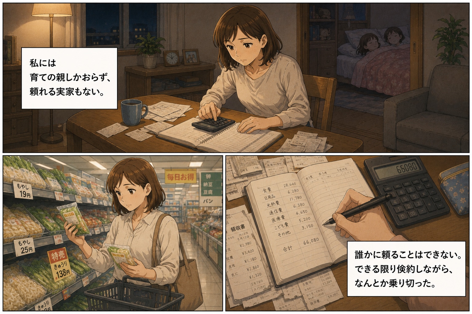 【漫画】「年収の壁」を超えた元専業主婦に夫は言った「きみが扶養を外れるほど稼ぐなら、生活費は…」