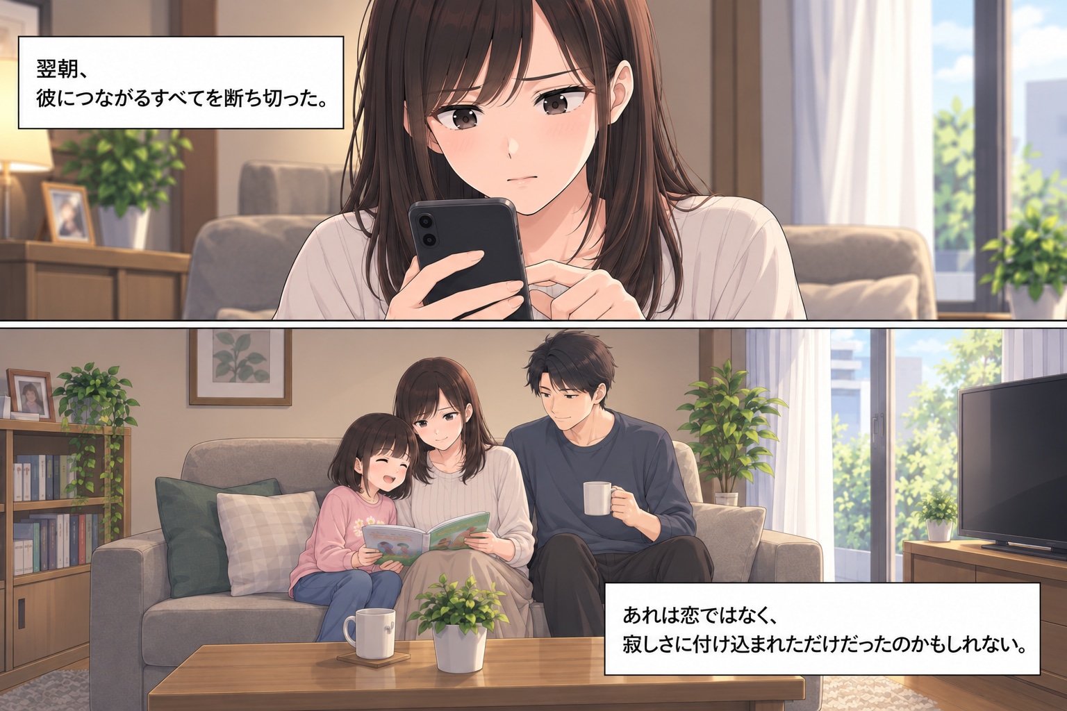 【マンガ】「僕のことが嫌いになったの？」39歳パート主婦が不倫相手に「粘着系」の恐怖を感じた瞬間【後編】