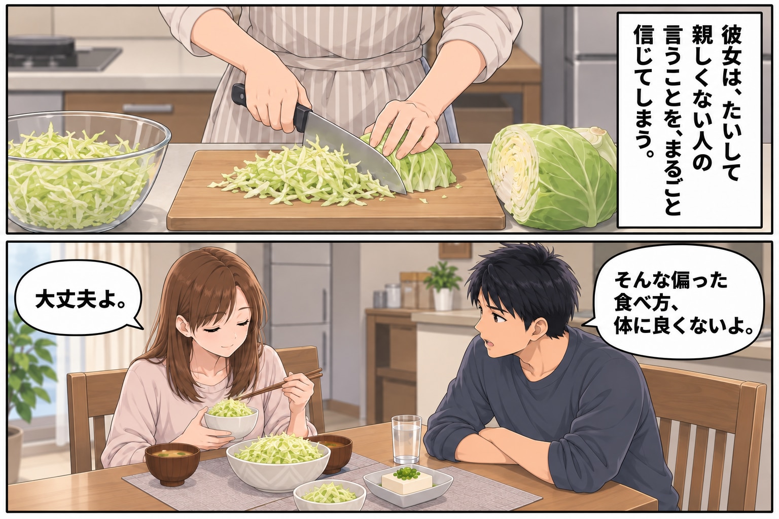 【マンガ】「理想の妻」の条件とは？穏やかで優しく反論しない女性と結婚した男性、円満の条件に気づく【前編】