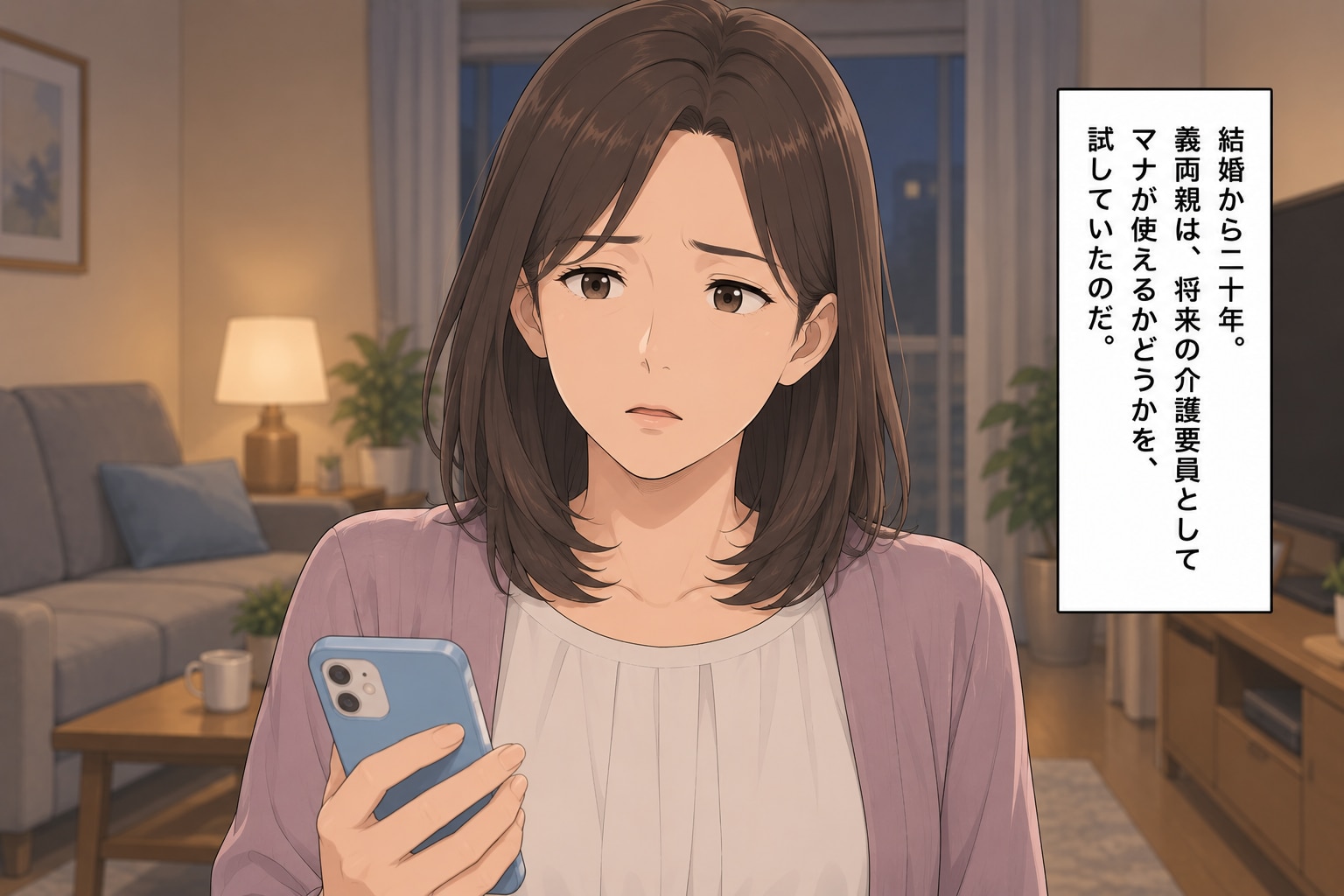 義母からの奇妙な「毎日LINE」に呆れたウラが？嫁の“能力”を試していたと判明し……