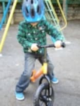 ペダル無し自転車を使った自転車の補助輪のはずし方