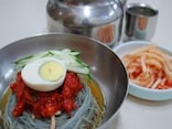 さつまいも粉の冷麺、五壮洞興南チプ／ソウル