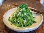 春菊と青じそのナムルレシピ……ナンプラーが隠し味！