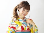 ロング浴衣・サイドポニーテールで作る簡単アップヘアアレンジ