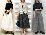 【ユニクロ】ALL3990円！ 大人かわいいプチプラスカートでつくる「甘め春夏コーデ」3選