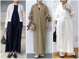 体のラインを拾わない「ゆったりワンピ」をおしゃれに着るなら！ 大人の「春夏ワンピースコーデ」4選