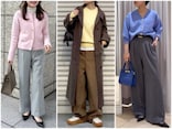 季節の先取りで簡単おしゃれ！ 春っぽい配色でつくる「40代の早春カラーコーデ」3選