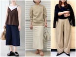 【ユニクロ】3990円以下！楽ちんなのに今っぽさ抜群「いちおしボトムス」でつくる大人の春夏コーデ3選