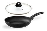  IH対応 蓋付 フライパン 24cm Dolomitica Extra Black