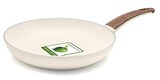  グリーンパン GREENPAN フライパン 26cm IH ガス 対応 有害物質不使用 PFASフリー セラミックコーティング 【ウッドビー】 こびりつきにくい 汚れが落としやすい 調理の食材の変化が分かりやすい ホワイト カラー CC001011-001