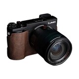  TP Original Panasonic LUMIX GX7 Mark III 用 ボディーハーフケース ダークブラウン