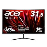  Acer ゲーミングモニター Nitro ED320QRSbiipx 31.5インチ VA 非光沢 湾曲1800R フルHD 1ms(VRB) 165Hz(Displayport) 144Hz(HDMI)AMD FreeSync Premium 広い視野角178° VESAマウント対応 チルト フリッカーレス ブルーライト軽減 フレームレスデザイン