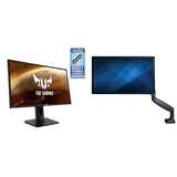  【スターテックモニターアームセット】ASUS TUF Gaming ゲーミングモニター VG279QM 27インチ フルHD IPS HDR 280Hz 1ms HDMI×2 DP G-SYNC Compatible ELMB