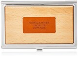  [浪速レザー] メタル カードケース L-20548 Naturalwood NA(CAM)