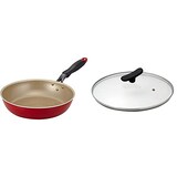  エバークック フライパン 28㎝ オール熱源対応(IH対応) レッド ドウシシャ & エバークック 蓋 28cm ガラスふた【セット買い】