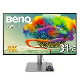  BenQ PD3220U デザイナー向けモニター (31.5インチ/4K/IPS/ノングレア/P3 95%/Rec.709 100%/Thunderbolt 3(85W給電)/ブルーライト軽減/DP/OSDコントローラー/スピーカー付/回転/AQCOLORシリーズ)