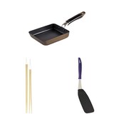  【セット買い】 和平フレイズ 玉子焼き器 ミラー テフロンプラチナ IH対応 オネット RA-9931 3点セット 菜箸2本セット ナイロンターナー