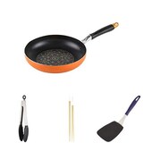  【セット買い】 和平フレイズ フライパン オレンジ 26cm ダイヤモンドコート IH対応 アッタ RA-9950 4点セット シリコントング 菜箸2本セット ナイロンターナー