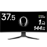  Dell ALIENWARE AW3821DW 37.5インチ 曲面 ゲーミングモニター ディスプレイ (3年間無輝点交換保証/FPS向き/WQHD+/IPS 非光沢 2300R曲面/DisplayPort HDMI x2/高さ 傾き調整/1ms/144Hz/VESA DisplayHDR 600/NVIDIA G-SYNC ULTIMATE)