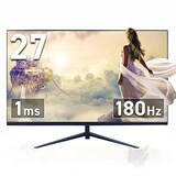 アイリスプラザ ゲーミングモニター 180Hz 27インチ HDMIx1 D-Portx1 DVIx1 スピーカー内蔵 FHD 1920×1080 VAパネル 180Hz 応答速度1ms 非光沢 ブルーライト軽減 VESA対応 NB-IGM27B
