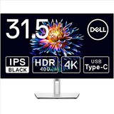  Dell U3223QE 31.5インチ 4K ハブモニター(3年間無輝点交換保証/IPS Black・非光沢/USB Type-C・DP・HDMI/フレームレス/縦横回転・高さ調整/VESA DisplayHDR 400/Rec.709 100%)
