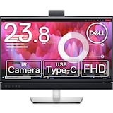  Dell C2422HE 23.8インチ ビデオ会議 モニター ディスプレイ (3年間無輝点交換保証/FHD/IPS 非光沢/USB-C DisplayPort HDMI/sRGB 99%/縦横回転 高さ調整/LANポート(RJ45)/ドック搭載/IRカメラ マイク スピーカー) Teams認定 顔認証 収納可能カメラ 顔認証