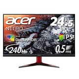  Acer ゲーミングディスプレイ Nitro VG252QXbmiipx 24.5型ワイド IPS 非光沢 フルHD 0.5ms(GTG) 240Hz HDMI DisplayHDR 400 G-SYNC Compatible フリッカーレス