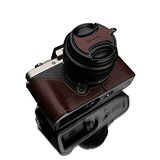  GARIZ FUJIFILM X-T100用 本革カメラケース XS-CHXT100BRN ブラウン
