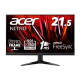  Acer ゲーミングモニター Nitro QG221QBbmiix 21.5インチ VA 非光沢 フルHD 75Hz 1ms(VRB) PC/PS4/Switch向き AMD FreeSync HDMI1.4 スピーカー内蔵 VESAマウント対応 チルト フリッカーレス ブルーライト軽減 フレームレスデザイン