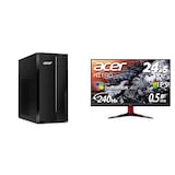  Acer デスクトップパソコン AspireTC TC-1760-H58Y/166SA + フルHD 24.5型ワイド 240hzゲーミングモニター Nitro VG252QXbmiipx