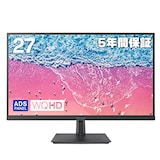  グリーンハウス 液晶ディスプレイ 27型 ワイド液晶 LED液晶 WQHD対応(2560×1440) 27インチ HDMI DisplayPort HDCP スピーカー ADSパネル 広視野角 低消費電力 ブルーライトカット 5 ブラック GH-LCW27WB-BK