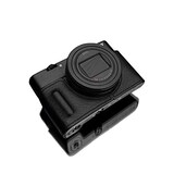  GARIZ SONY RX100 VI (DSC-RX100M6) 用 本革カメラケース HG-RX100M6BLK ブラック