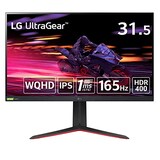  LG ゲーミングモニター UltraGear 32GP750-B 31.5インチ/WQHD(2560×1440)/IPS/1ms(GTG)/165Hz /G-SYNC Compatible、Freesync Premium/HDR400対応/HDMI×2､DisplayPort/ピボット､高さ調整/3年安心・無輝点保証