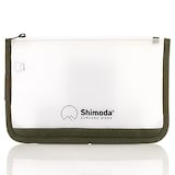  Shimoda カメラバッグ トラベル ポーチ アーミーグリーン 【半透明で中身が見えるTPU素材使用】 V520-229