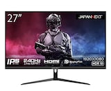  JAPANNEXT 27インチ ゲーミングモニター 240Hz 1ms フルHD 1920x1080解像度 IPS パネル ディスプレイ (HDMI/DisplayPort/ブルーライトカット / 視野角178°) JN-IPS27FHDR240