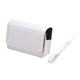  LOAS エナメルデジタルカメラケース ハンドストラップ付 ホワイト DCC-048W