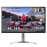  LG モニター ディスプレイ 32UQ750-W 31.5インチ/4K/144Hz/VAアンチグレア/HDR/FreeSync Premium/USB Type-C,HDMI×2,DisplayPort/スピーカー搭載/高さ調整､チルト、ピボット/3年安心・無輝点保証