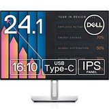  Dell U2421E 24.1インチ USB-Cハブ モニター ディスプレイ (3年間無輝点交換保証/WUXGA/IPS 非光沢/USB-C DisplayPort HDMI/縦横回転 高さ調整/Rec.709 99%/LANポート(RJ45)/ドック搭載)
