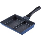  和平フレイズ お弁当 2品同時に調理 仕切りフライパン 15×19cm 2面フライパン IH対応 ガス 時短 PFOAフリー ふっ素樹脂加工 ひるもぐ RB-1296